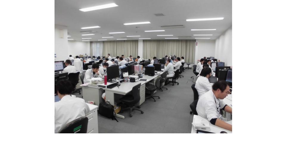 設計室の風景