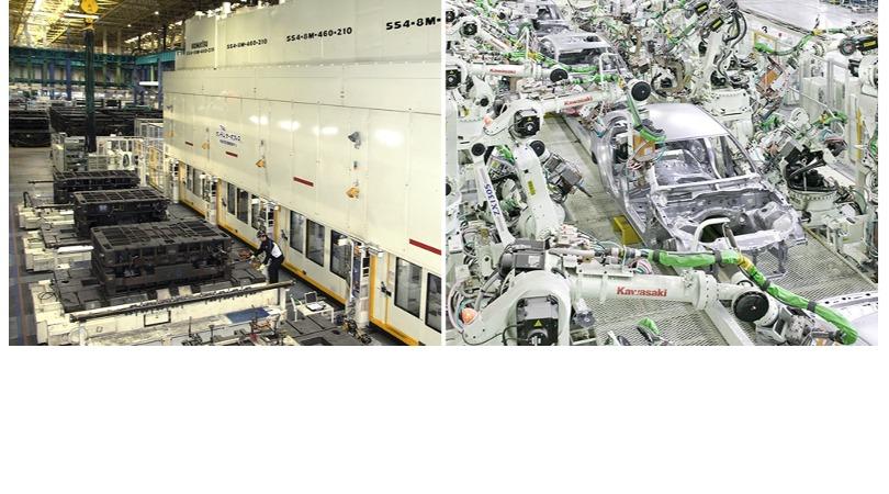 車両生産(プレス、溶接)