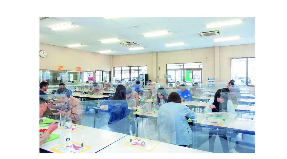社員食堂の様子