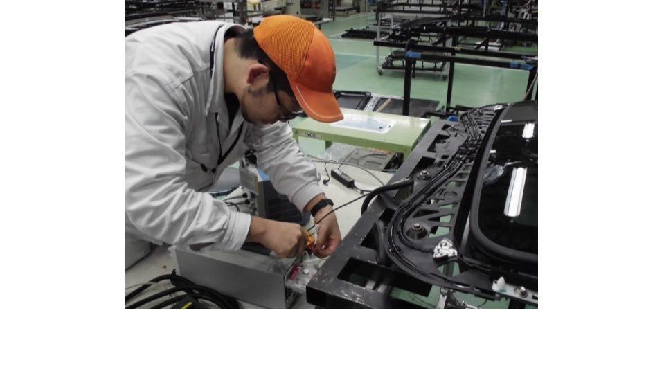 モーター作動試験