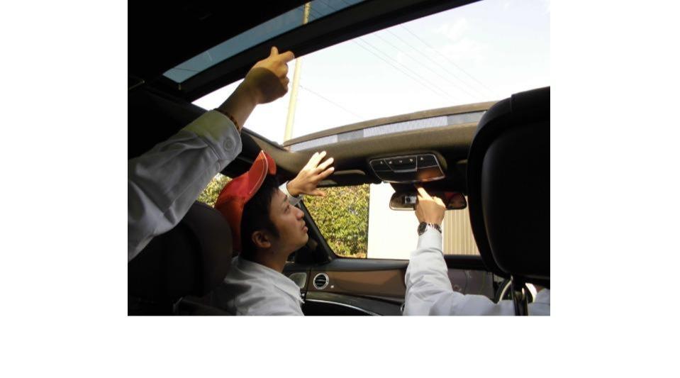 サンルーフ実車確認
