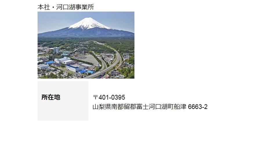 本社・河口湖事業…