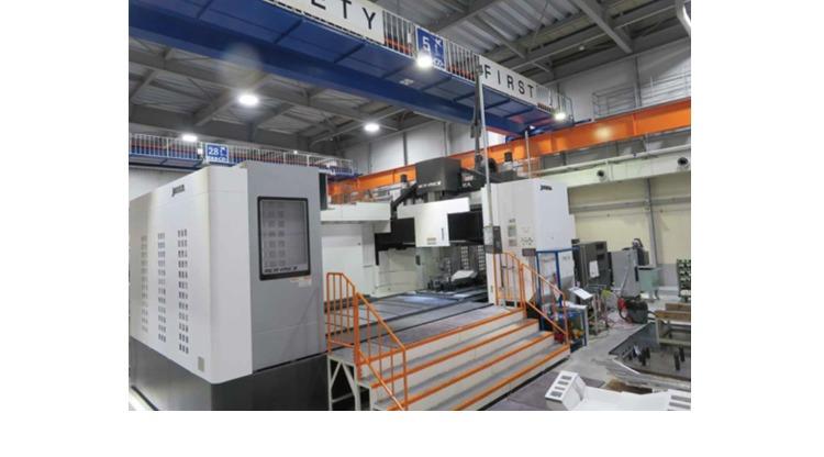 設備紹介「門型五面加工機」